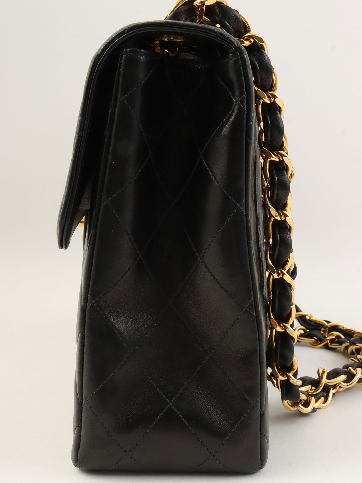 1998 经典翻盖链条包 超大号 黑色