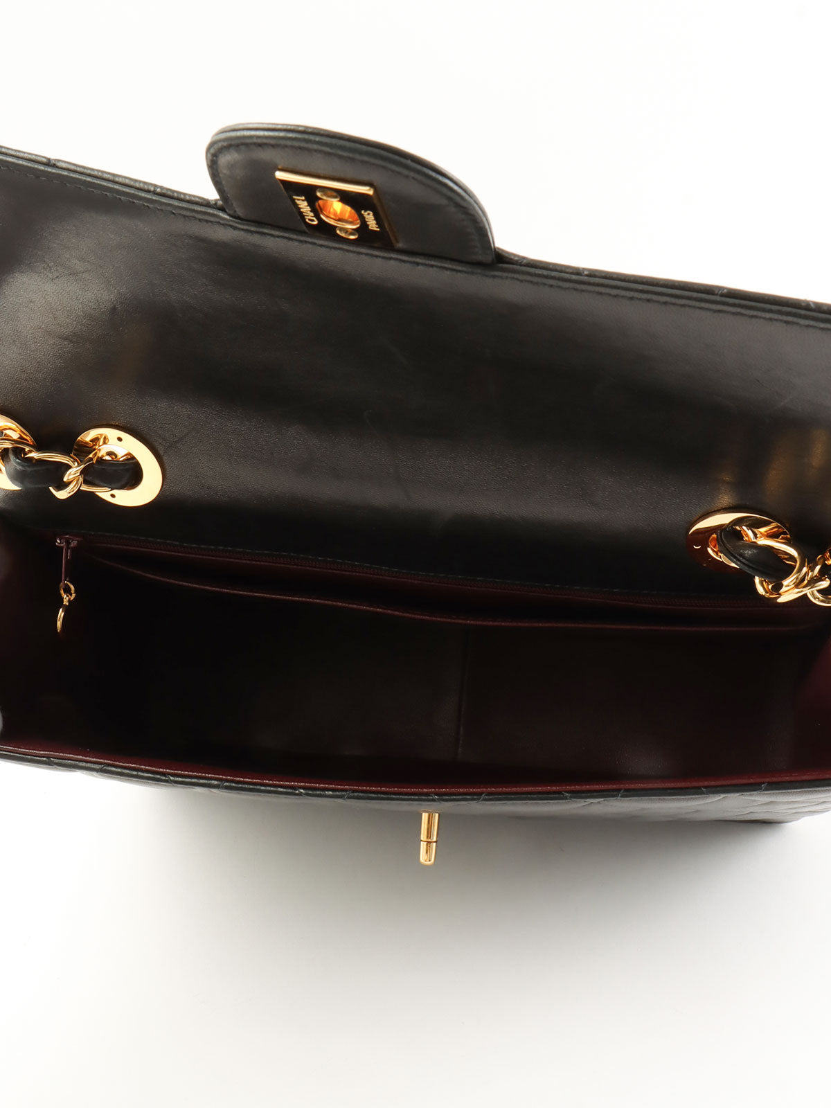 1998 经典翻盖链条包 超大号 黑色