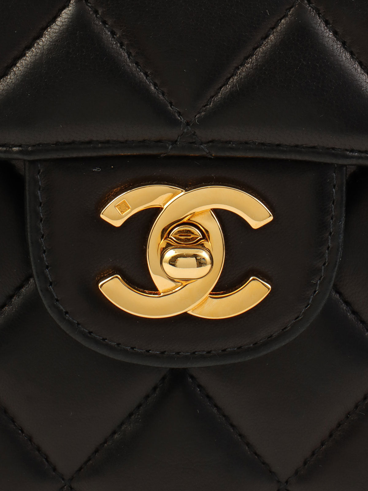 1998 经典翻盖链条包 超大号 黑色