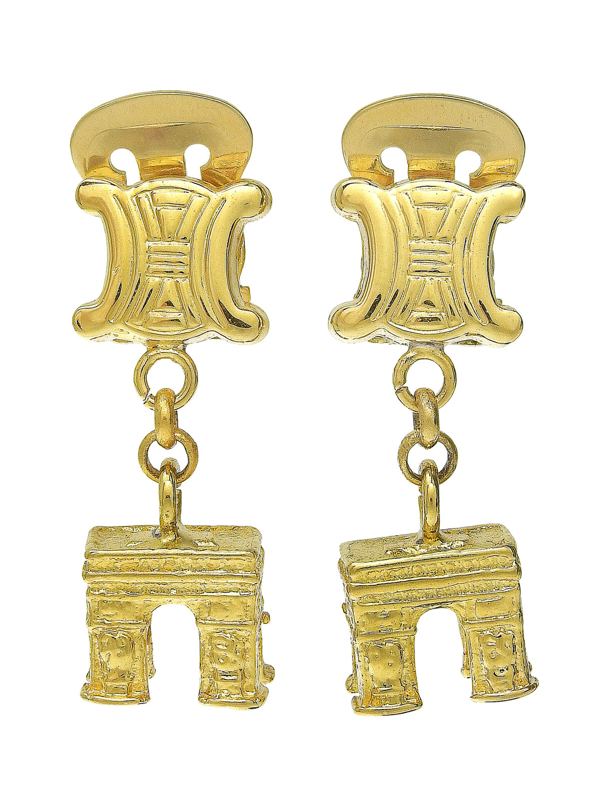 マカダムアルクドゥトリオンフスウィングイヤリング ゴールド