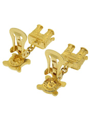 マカダムアルクドゥトリオンフスウィングイヤリング ゴールド