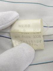 ウールエンブレムロゴダブルブレストジャケット ネイビー