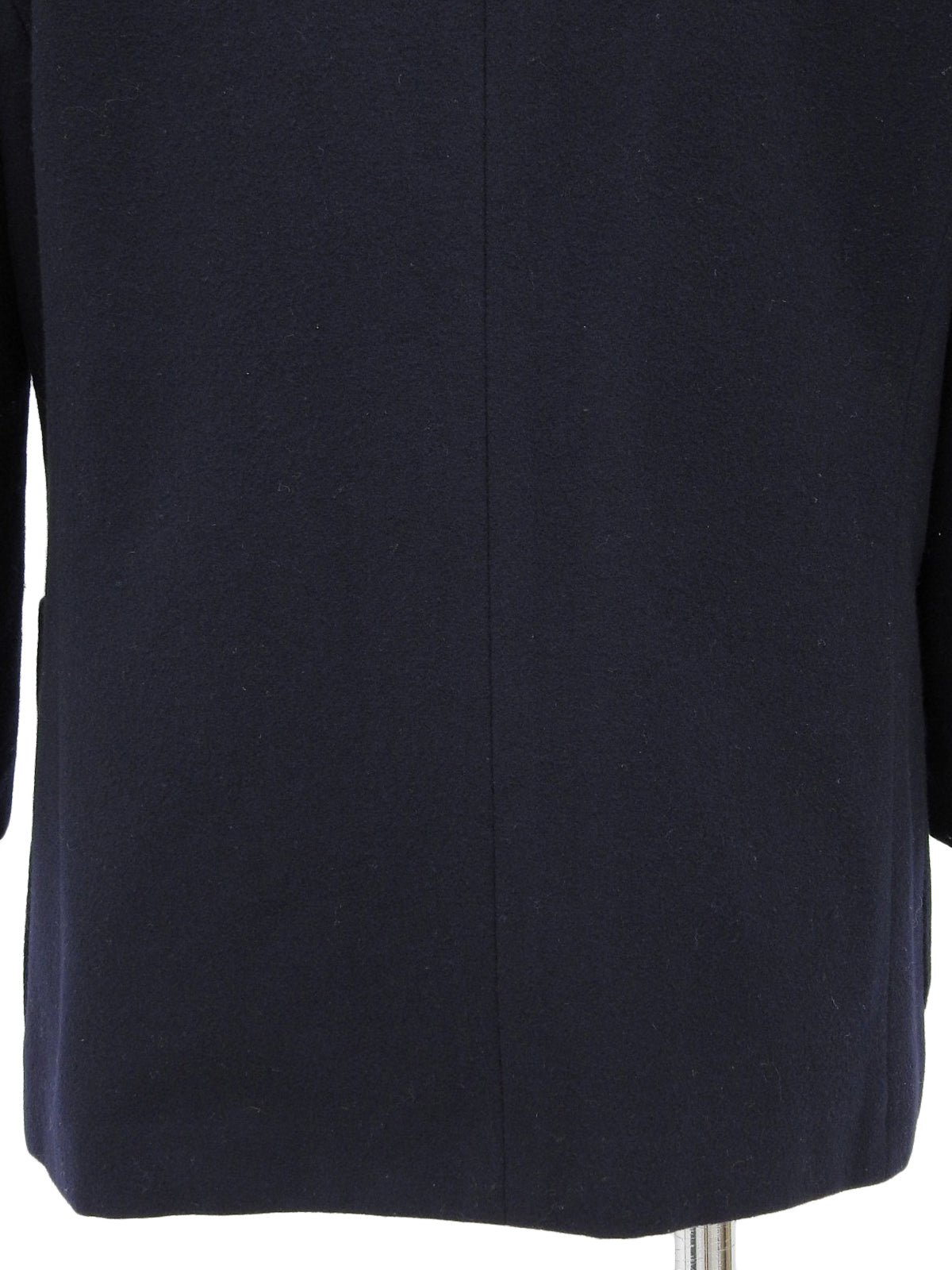 ウールエンブレムロゴダブルブレストジャケット ネイビー