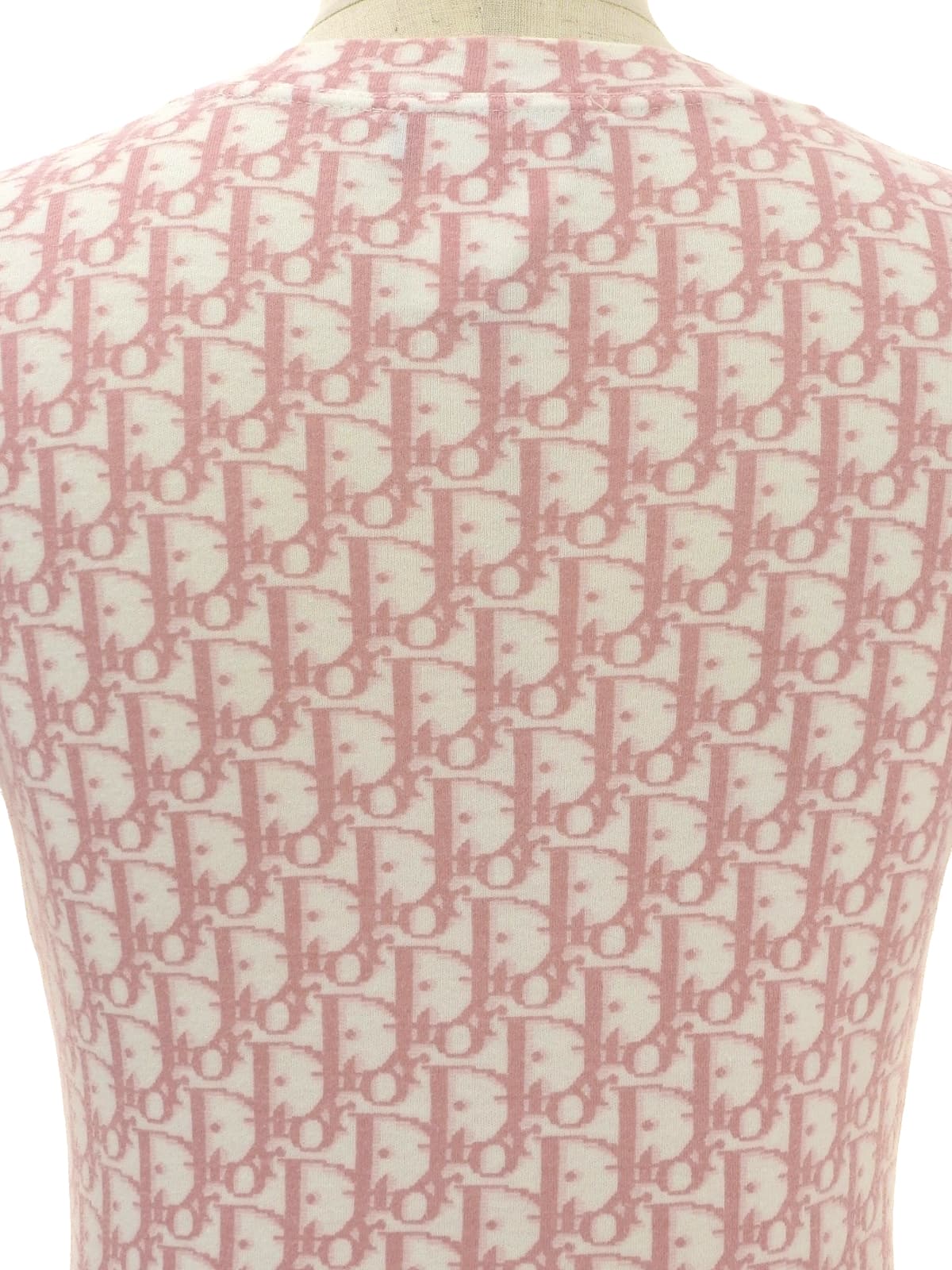 粉/白色 Trotter 图案短袖上衣