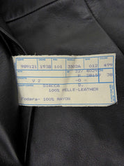 レザーセットアップ ブラック