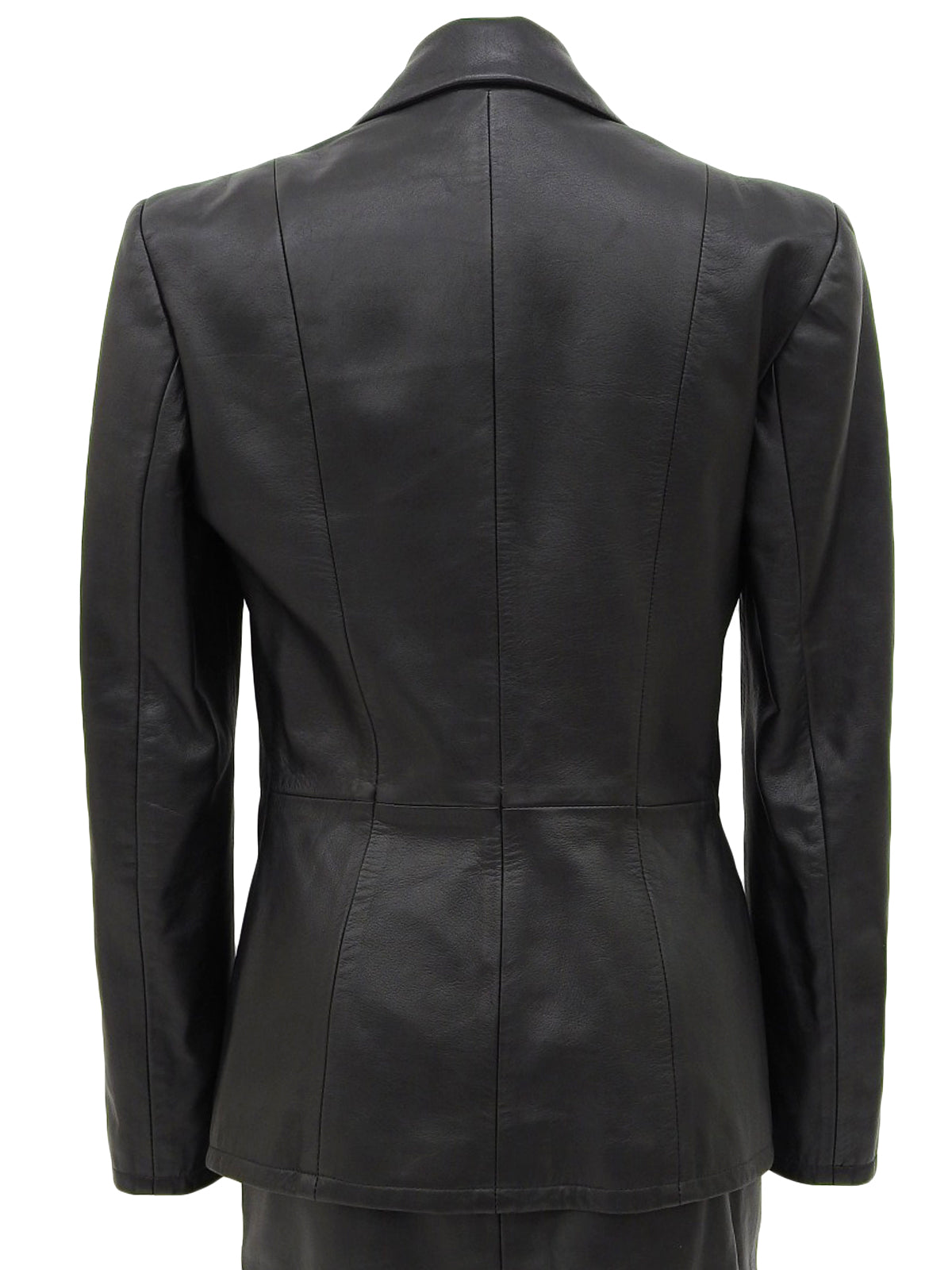 レザーセットアップ ブラック