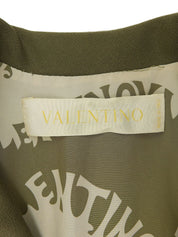 Runtone Star Button Short Jacket, Khaki