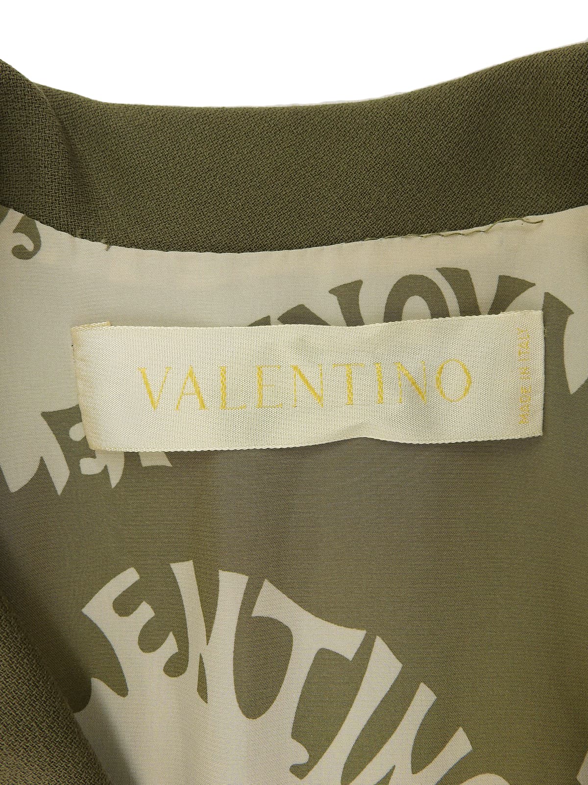 ランストーンスターボタンショートジャケット カーキ