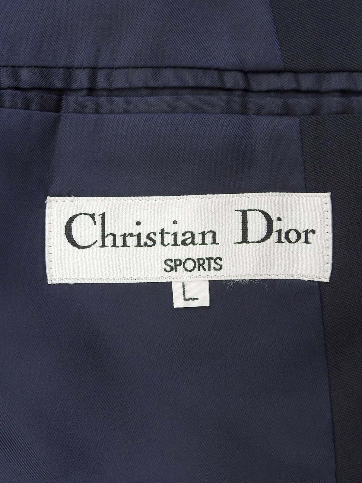 エンブレムロゴ刺繍ジャケット ネイビー