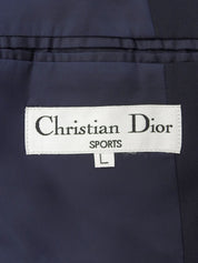 エンブレムロゴ刺繍ジャケット ネイビー