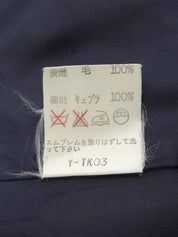 エンブレムロゴ刺繍ジャケット ネイビー