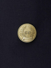 エンブレムロゴ刺繍ジャケット ネイビー