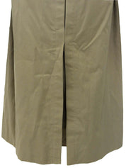 ノバチェックライニングトレンチコート カーキ