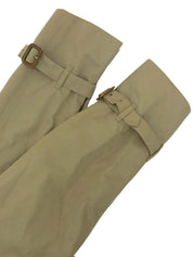 ノバチェックライニングトレンチコート カーキ