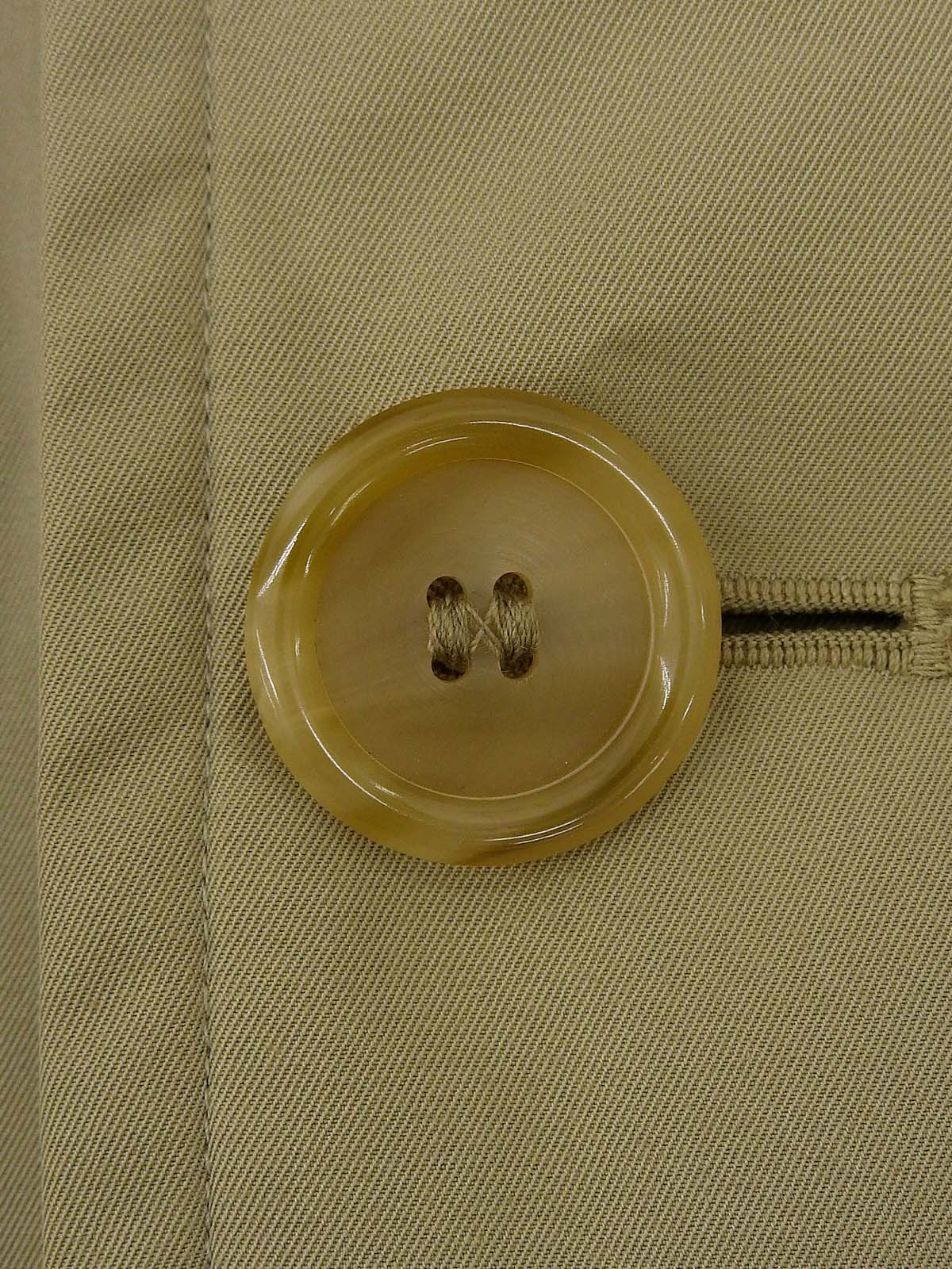 ノバチェックライニングトレンチコート カーキ