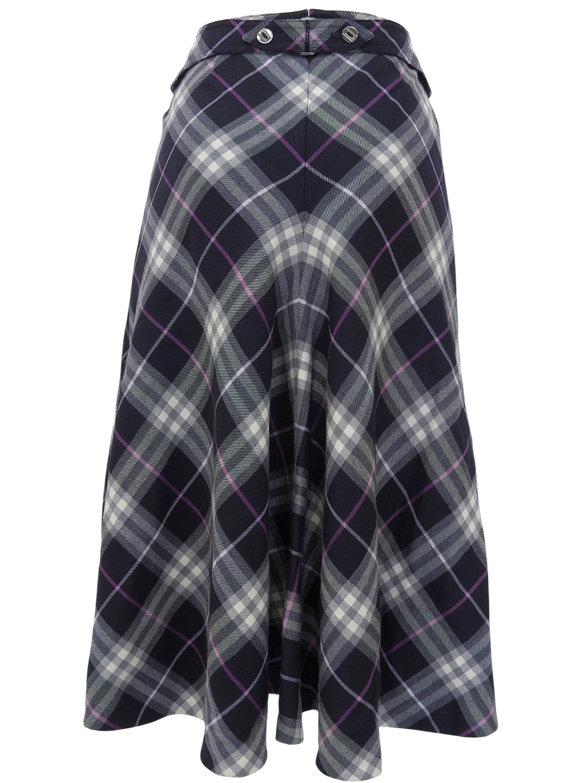 チェックパターンスカート ネイビー/ピンク/ホワイト