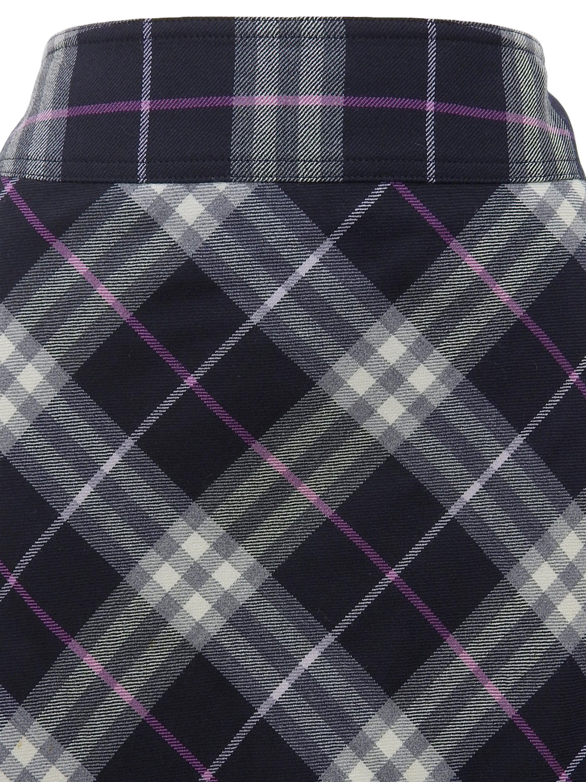 チェックパターンスカート ネイビー/ピンク/ホワイト