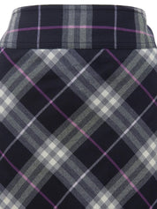 チェックパターンスカート ネイビー/ピンク/ホワイト