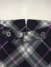 チェックパターンスカート ネイビー/ピンク/ホワイト