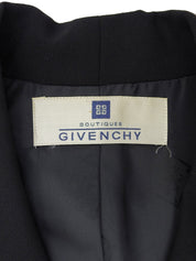 ロゴボタンバックデザインジャケット ブラック