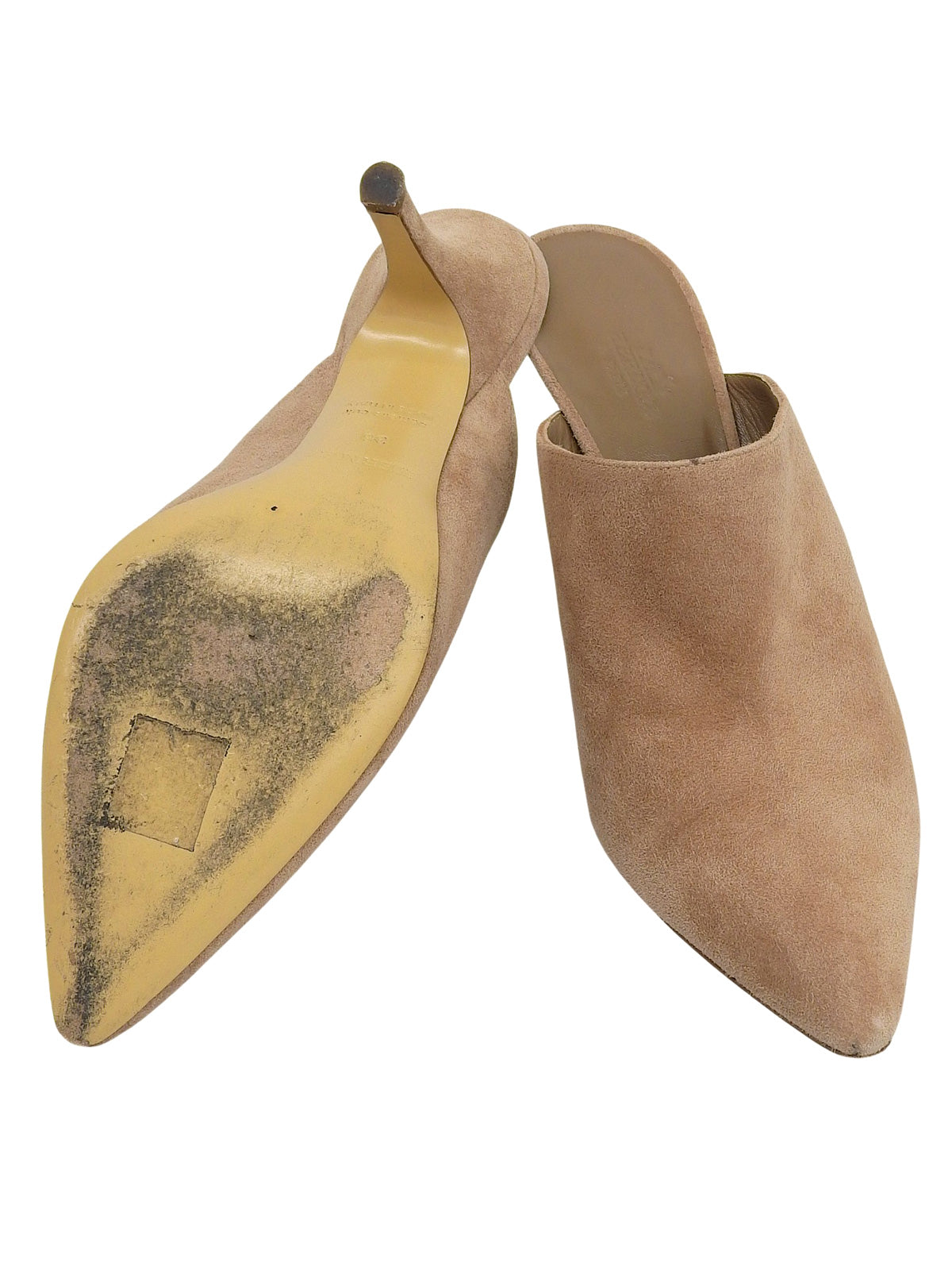 Suede Mules Brown