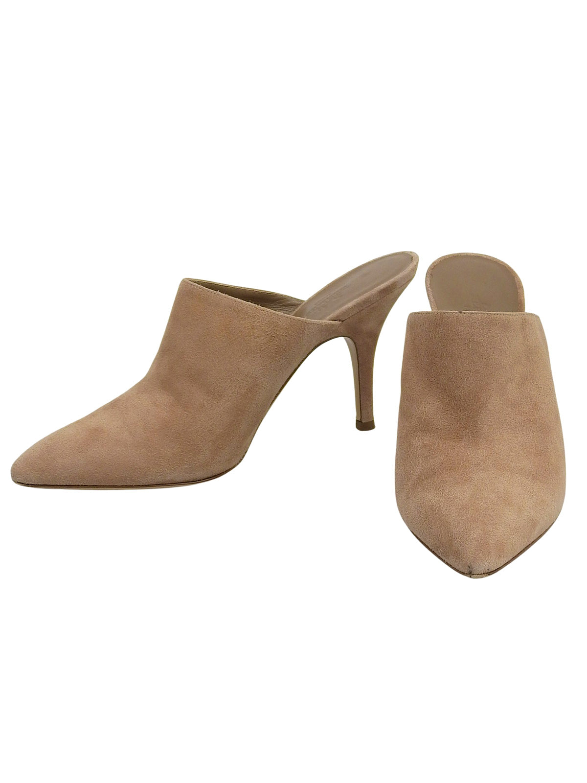 Suede Mules Brown