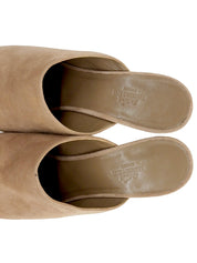 Suede Mules Brown