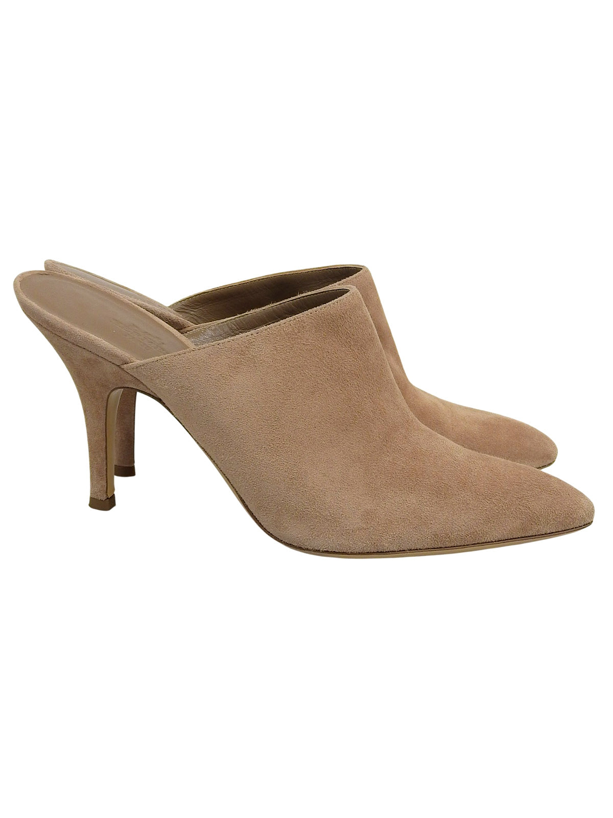 スウェードミュール ブラウン