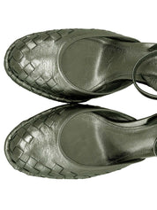 イントレチャートサンダル メタリックグレー