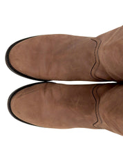 バックCCマークステッチロングブーツ ブラウン