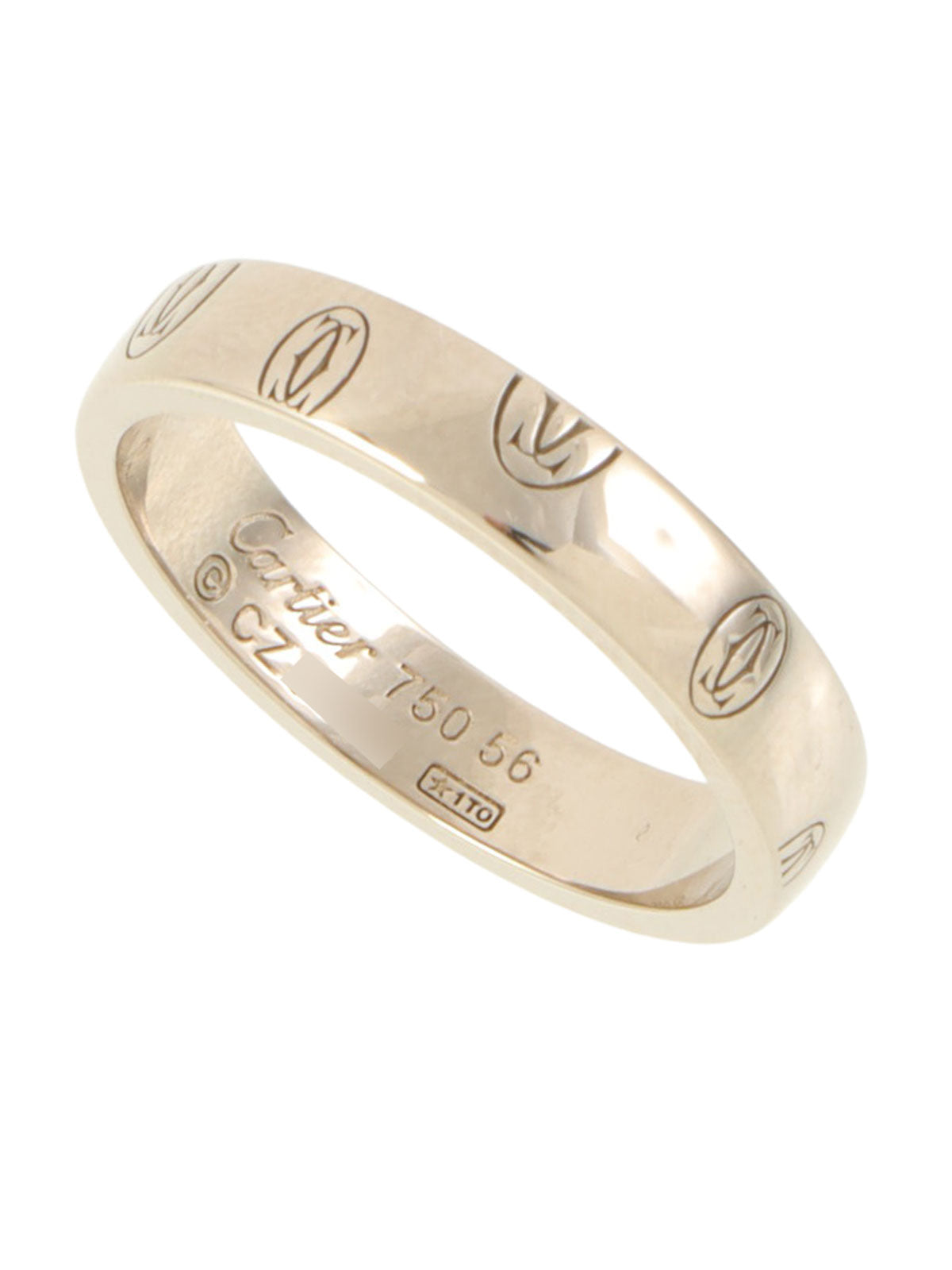 18Kハッピーバースデーリング ホワイトゴールド