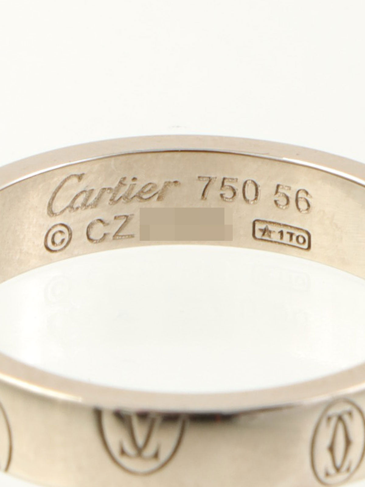 18K Happy Birthday Ring in White Gold