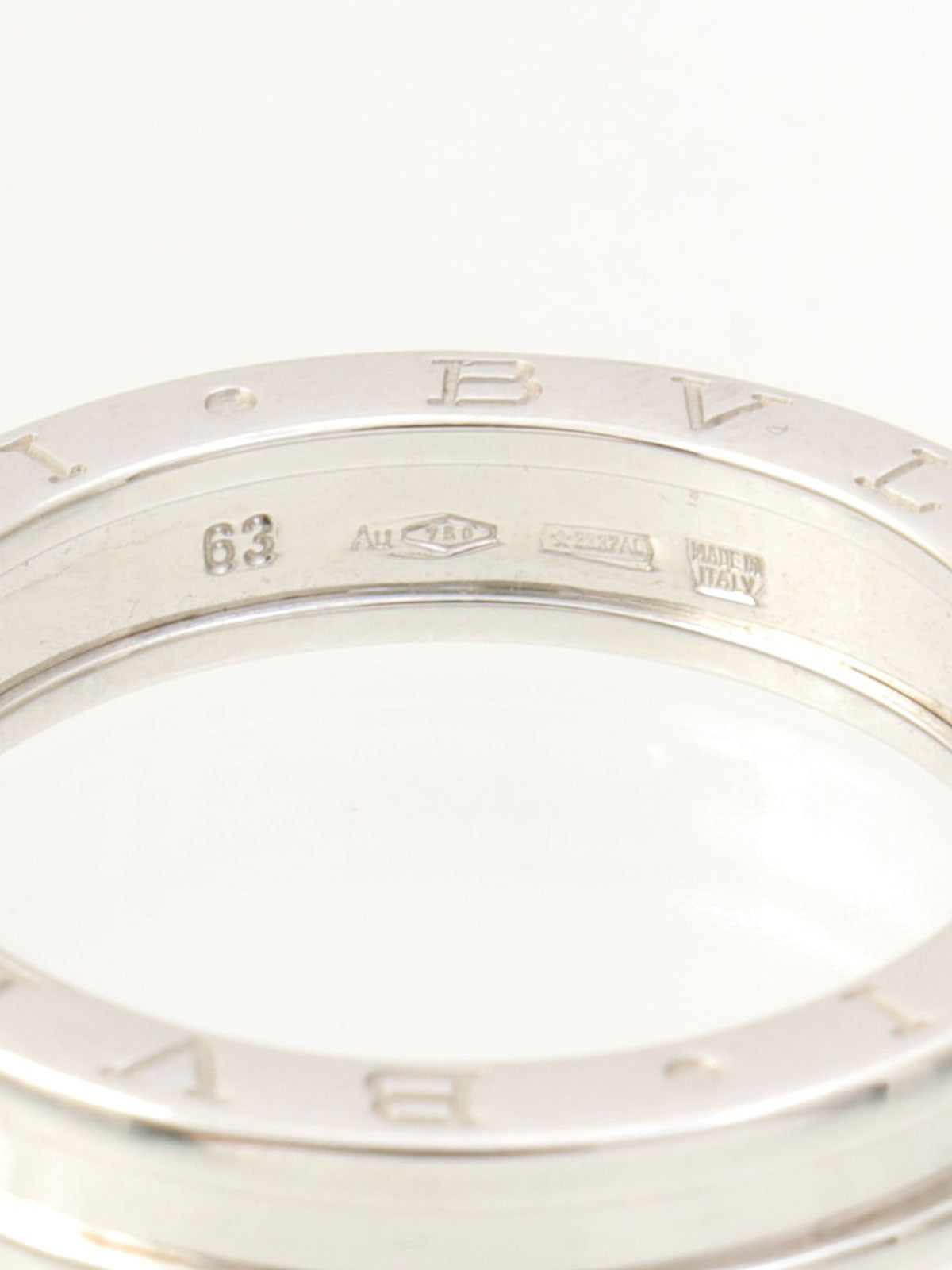 18Kビーゼロワンリング シルバー