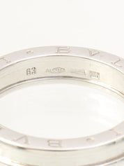 18Kビーゼロワンリング シルバー