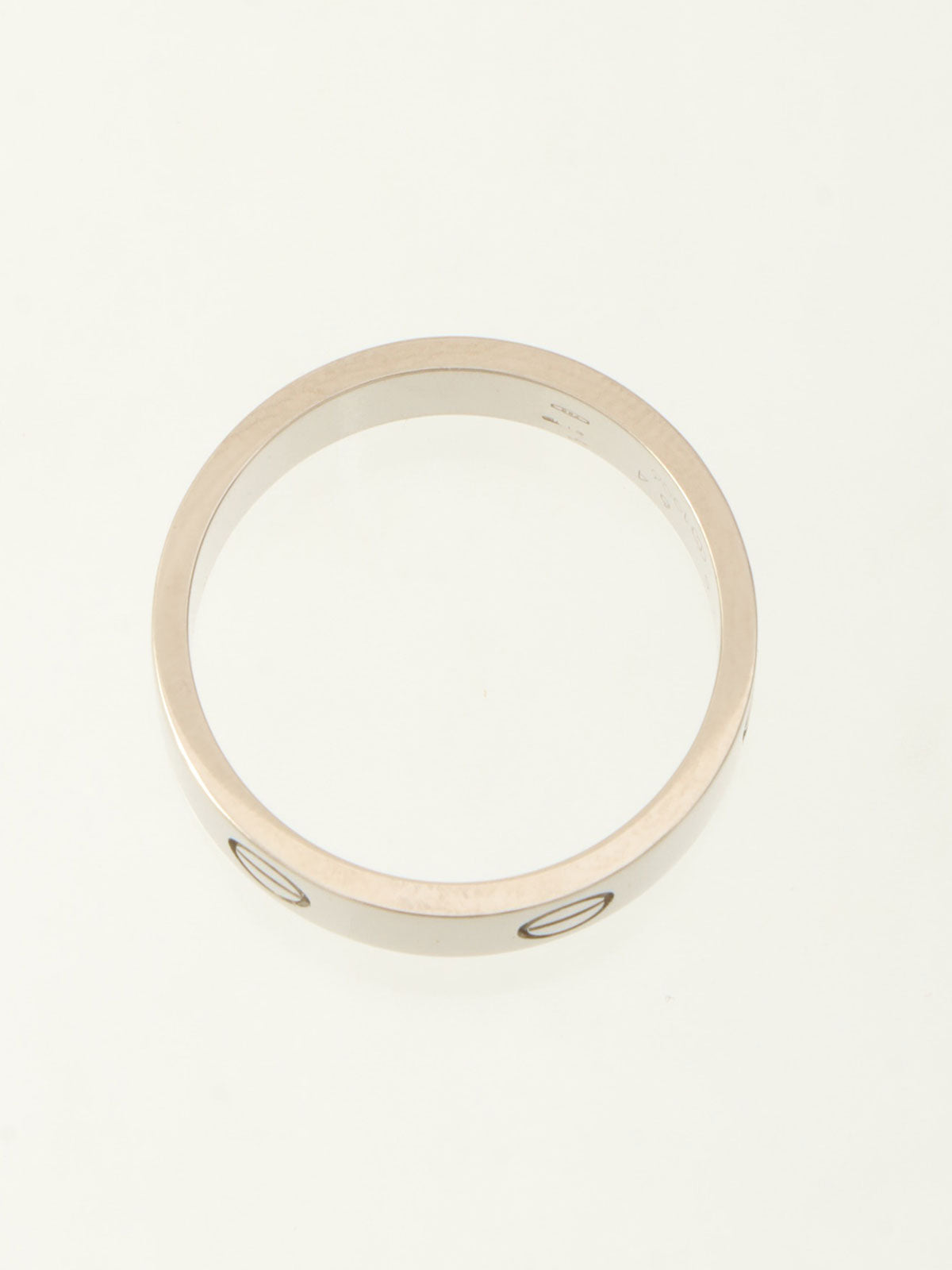 18K Love Ring #64, Silver