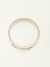 18K Love Ring #64, Silver