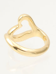 18Kオープンハートリング ゴールド