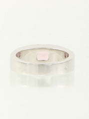 18K Tank Ring #53 Silver/Pink