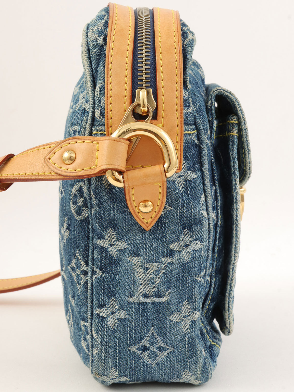 2007 年款牛仔布 Monogram 相机包 蓝色