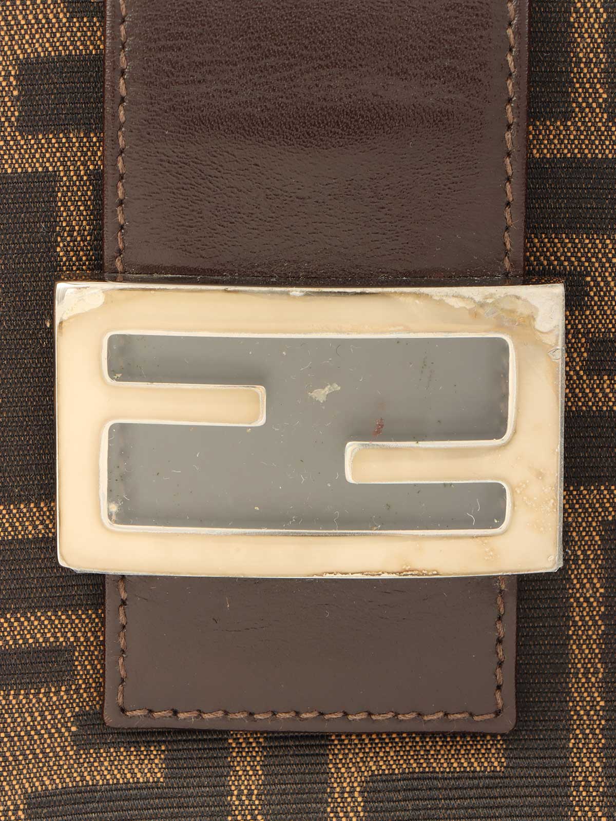 FFズッカパターンワンショルダーバッグ ブラウン