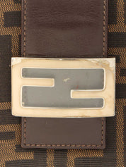 FFズッカパターンワンショルダーバッグ ブラウン