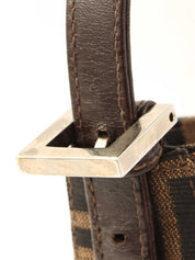 FF Zucca Pattern One-Shoulder Bag Brown