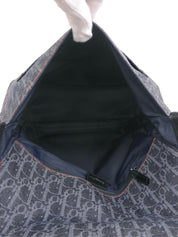 フライトライントロッターパターンショルダーバッグ ネイビー／オレンジ