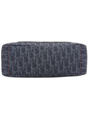 フライトライントロッターパターンショルダーバッグ ネイビー／オレンジ