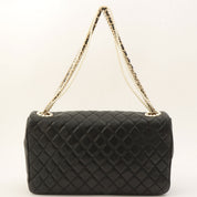 Chanel CC Mark Plate Chain Shoulder Bag, Black, Made around 2009
