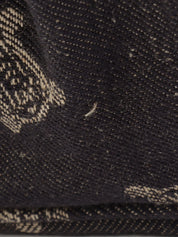 デニムマカダムパターンショルダーバッグ インディゴ