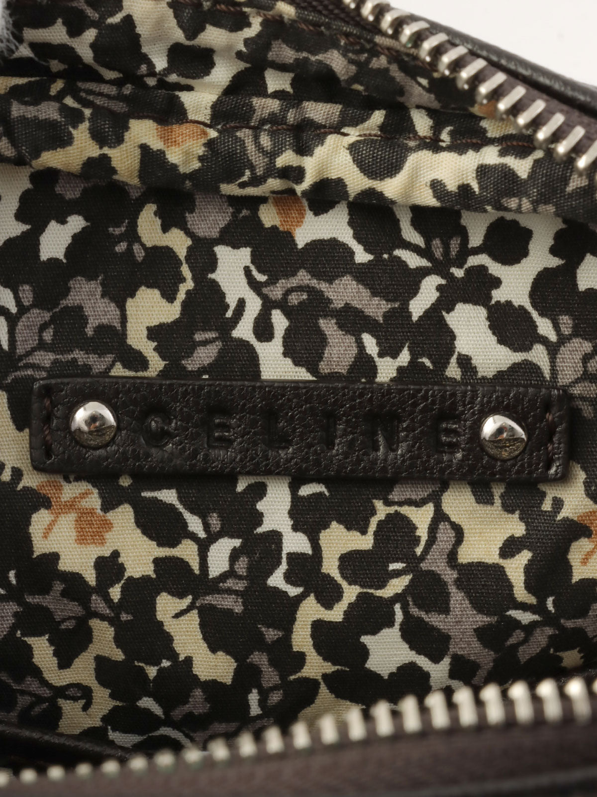 デニムマカダムパターンショルダーバッグ インディゴ