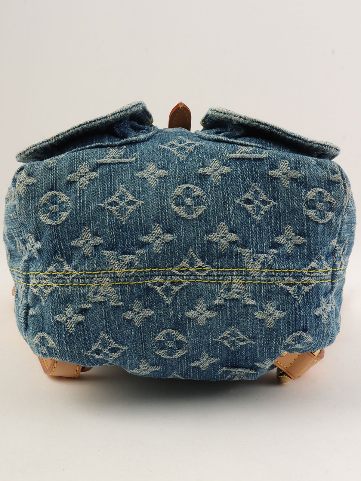 2006年製 デニムモノグラムサックアドPM ブルー