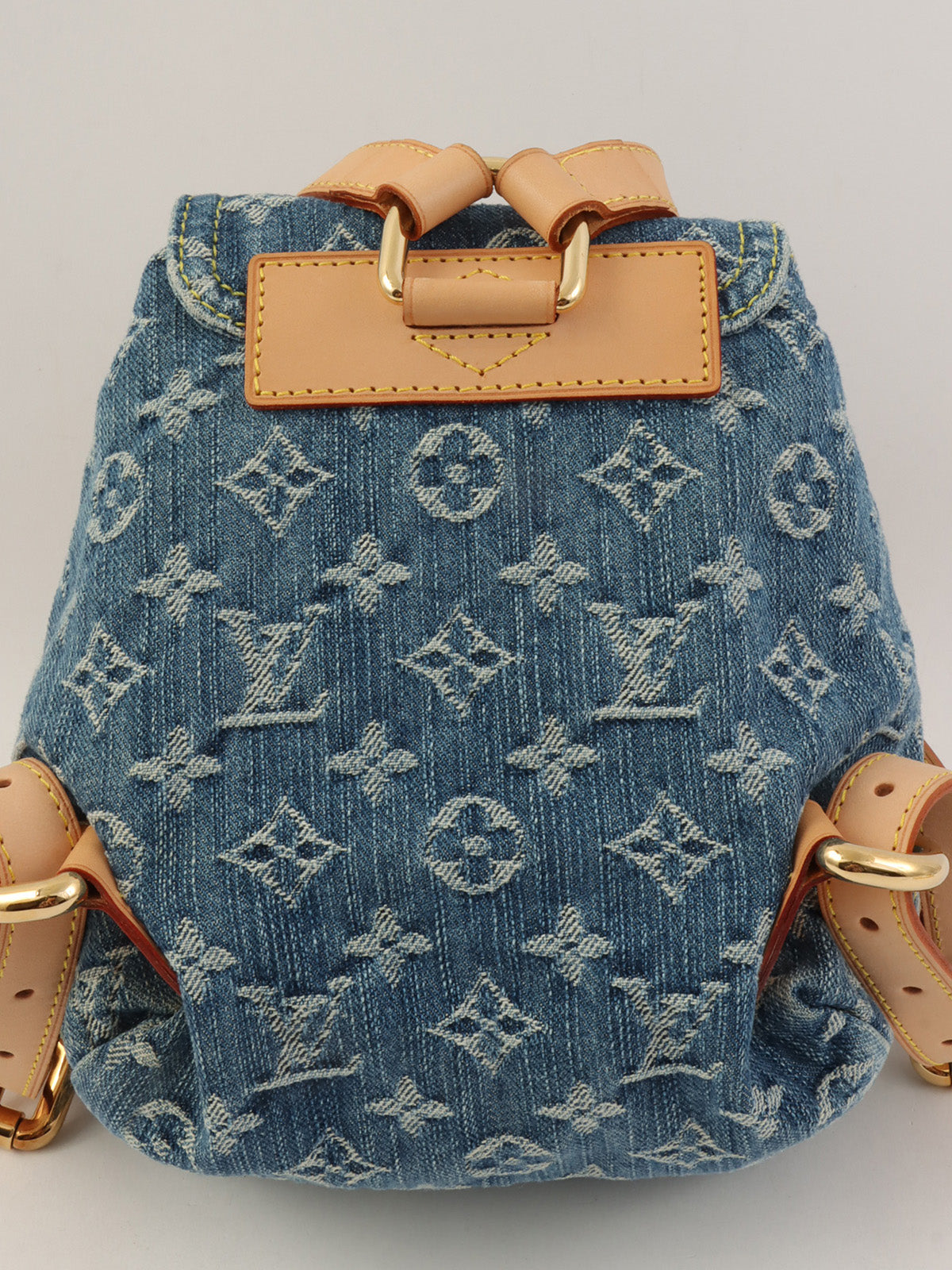 2006年製 デニムモノグラムサックアドPM ブルー