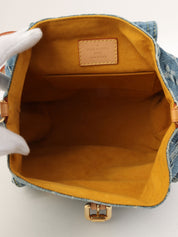 2006年製 デニムモノグラムサックアドPM ブルー